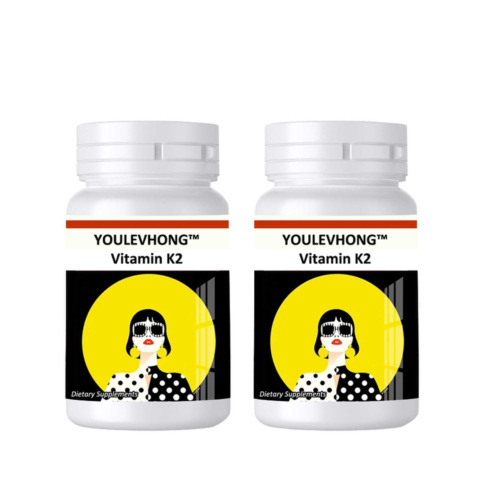 Vitamin K2 100 Mcg Softgels Help Support Bone Health Pure Natural Vitamin Supplements Nsf Certification Customized