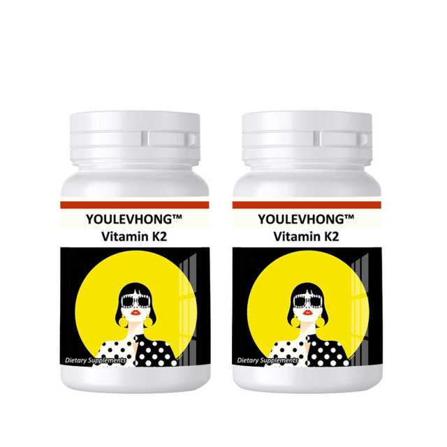 Vitamin K2 100 Mcg Softgels Help Support Bone Health Pure Natural Vitamin Supplements Nsf Certification Customized