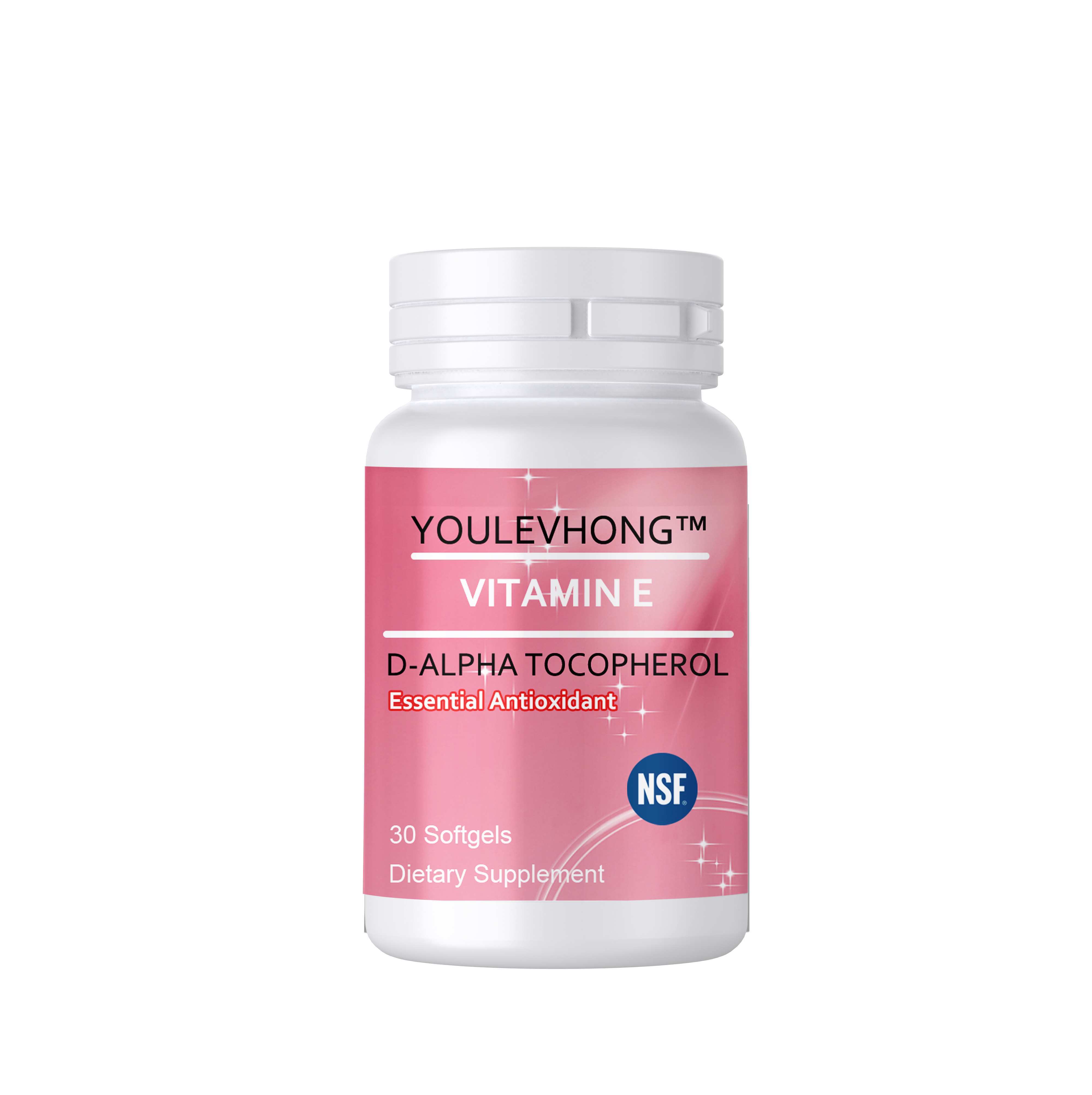 Vitamin E Soft Gel Capsules Clear Brownish Red Viscous Vitamin E Softgels With Antioxidant Properties