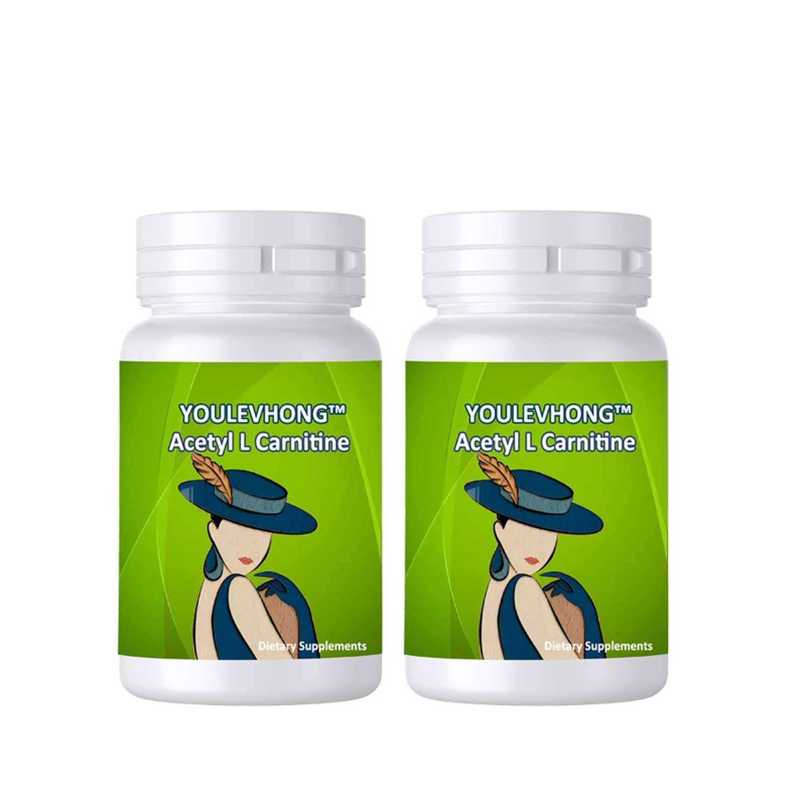 Vegan Acetyl L Carnitine Capsules Dietary Supplement Natural Health Beauty Supplemnts Pills