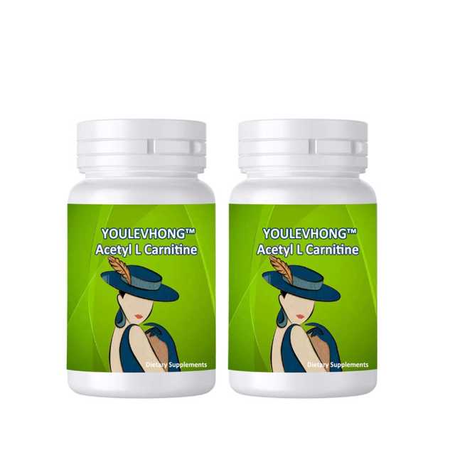 Vegan Acetyl L Carnitine Capsules Dietary Supplement Natural Health Beauty Supplemnts Pills