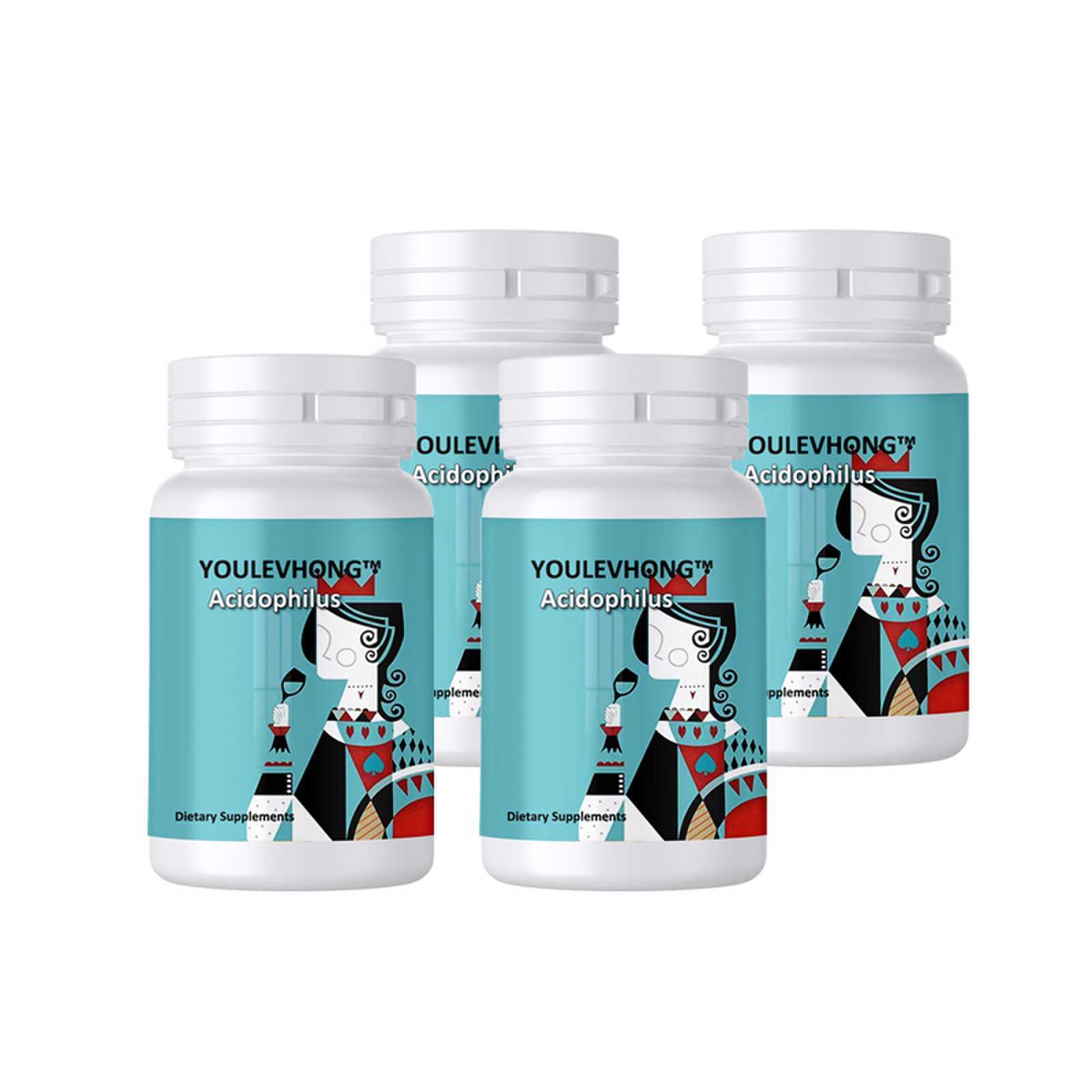 Lactobacillus Acidophilus Acidophilus Supplement Capsules For Digestive Health GMP Certified And 3 Year Shelf Life