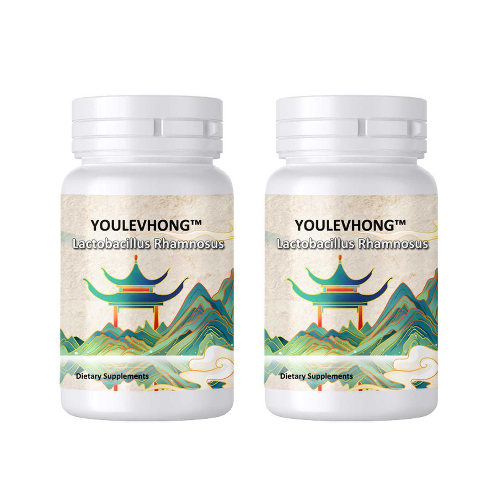 Lactobacillus Rhamnosus Probiotic Supplement For Healthy Digestion 60 Capsules Strengthens Digestive Immune Health Vegetarian/Vegan Customized