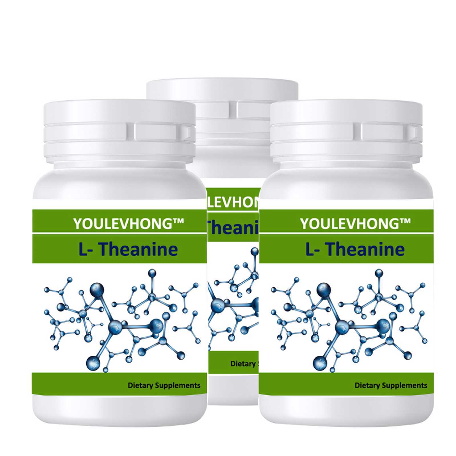 YOULEVHONG L-Theanine Supplements Promoting Relaxation and Reducing Stress Levels