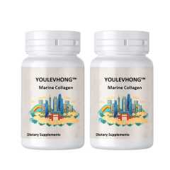 Marine Collagen With Hyaluronic Acid, 120 Capsules Supports Healthy Hair, Skin, Nails Nutrition