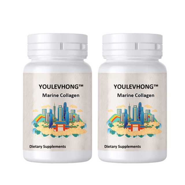 Marine Collagen With Hyaluronic Acid, 120 Capsules Supports Healthy Hair, Skin, Nails Nutrition