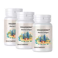 Marine Collagen With Hyaluronic Acid, 120 Capsules Supports Healthy Hair, Skin, Nails Nutrition