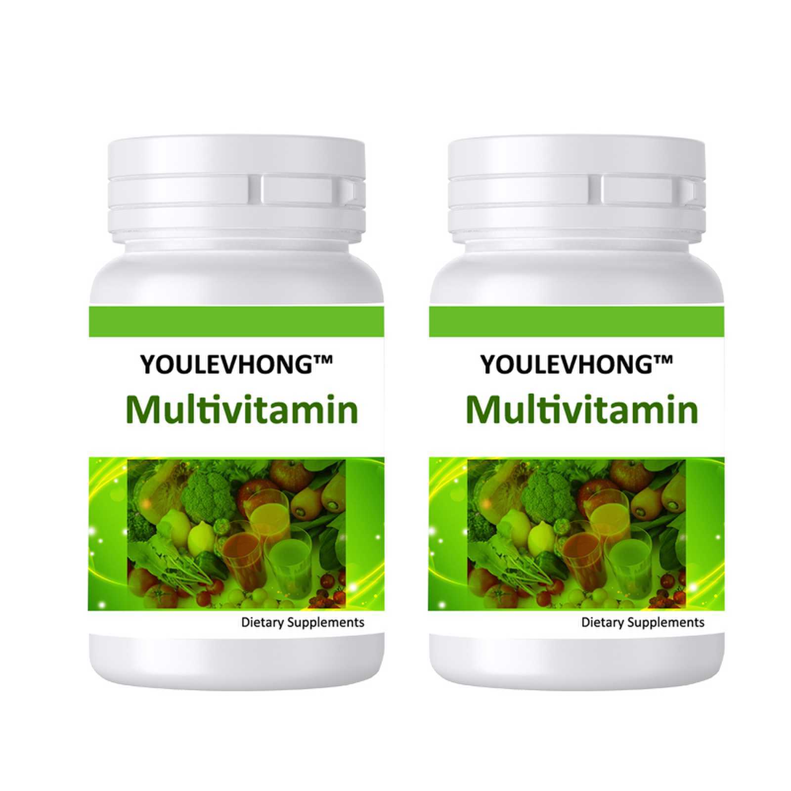 Customized High Quality Sugar Free Multivitamin Tablets Supplement Daily Vitamins One A Day Multivitamin For Man Vitamins A, C, D, E, And B-Complex Vitamins