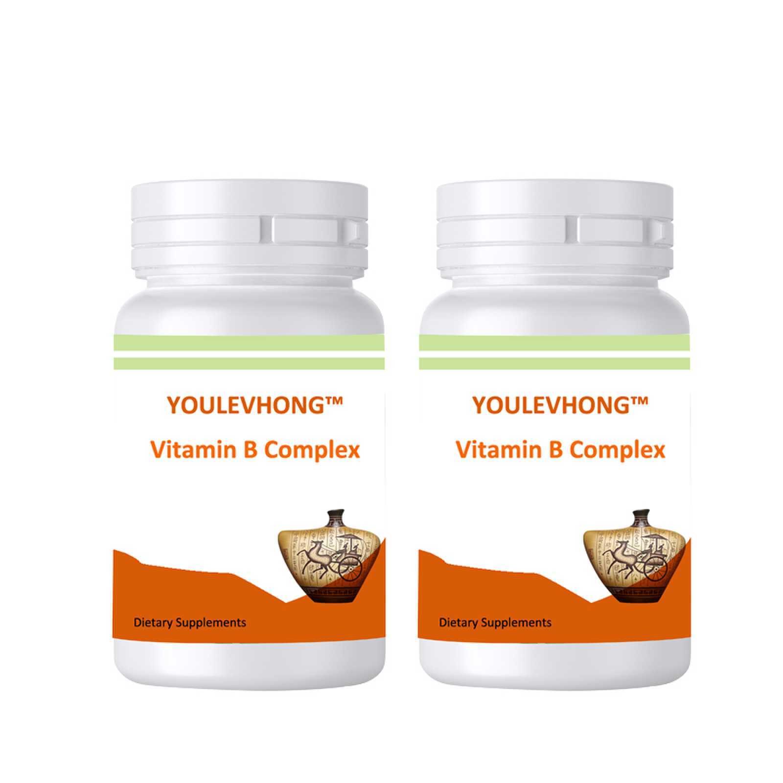 Vitamin B Complex Supplement For Daily Energy Support Health Vitamin B1,Vitamin B6 Contains No Gluten Folic Acid Maintaining Healthy Skin, Hair, And Nails