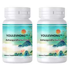 YOULEVHONG® Deep Sleep Ashwagandha Gummies Supplement - Gluten Free Non GMO Soy Free Vegan Organic Heart Health Dietary Supplement