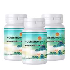 YOULEVHONG® Deep Sleep Ashwagandha Gummies Supplement - Gluten Free Non GMO Soy Free Vegan Organic Heart Health Dietary Supplement