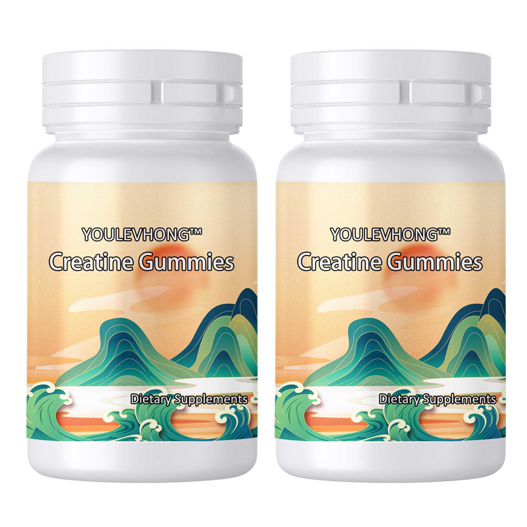 Gluten Free Creatine Gummies 3g Boost For Power Energy Muscle Growth Pills Dietary Supplements