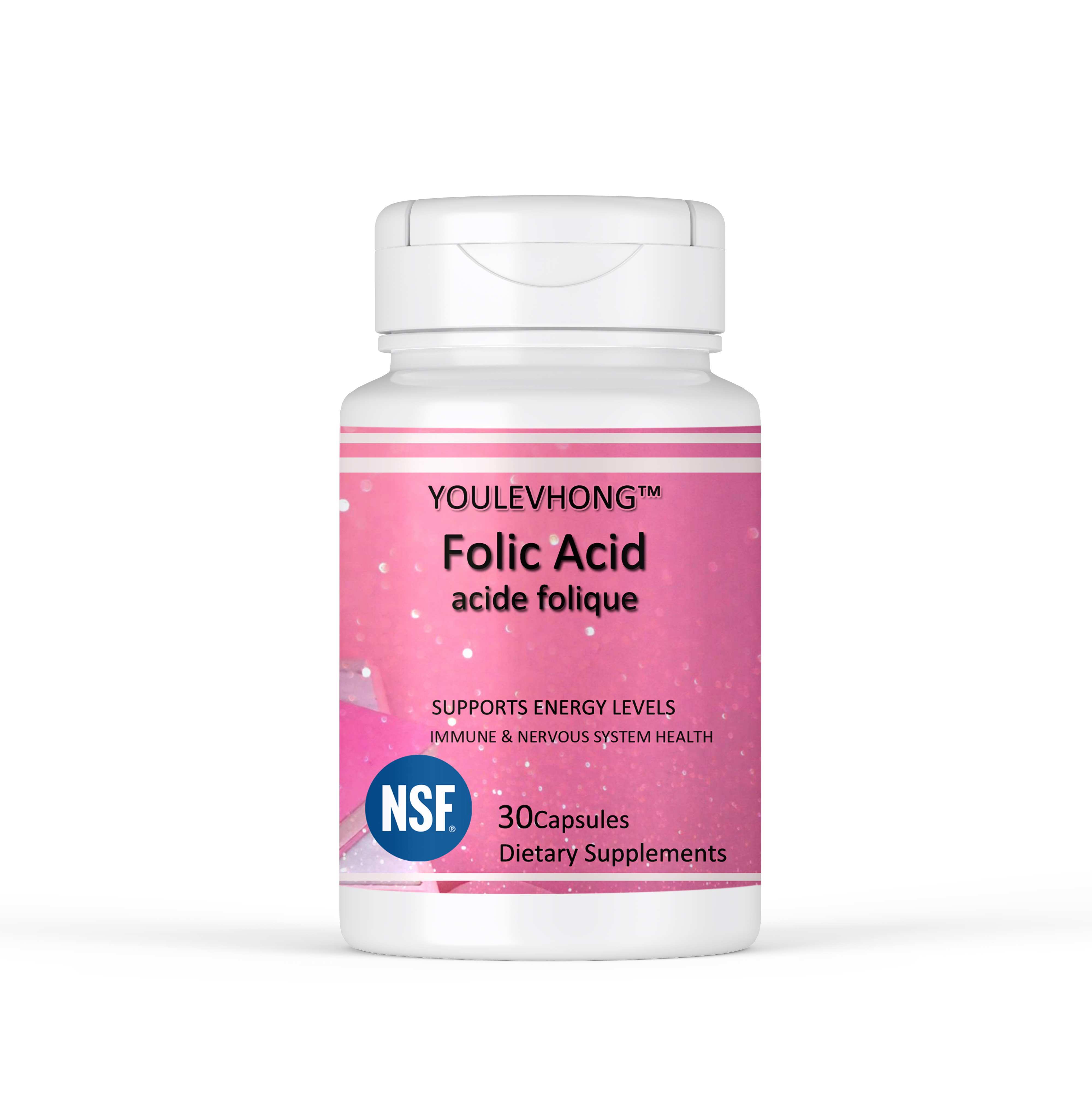 Folic Acid Prenatal Multivitamin YOULEVHONG Supplements Health Natural Prenatal Capsules Dietary Supplement For Nervous System Function Prenatal FOOD