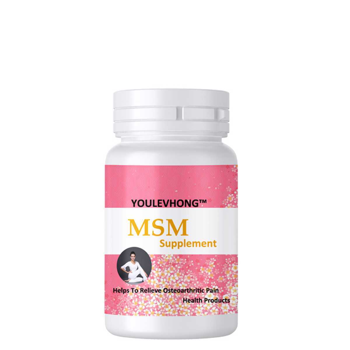 YOULEVHONG® MSM Odorless MSM Supplement 30 Servings Easy Soluble In Water Non GMO