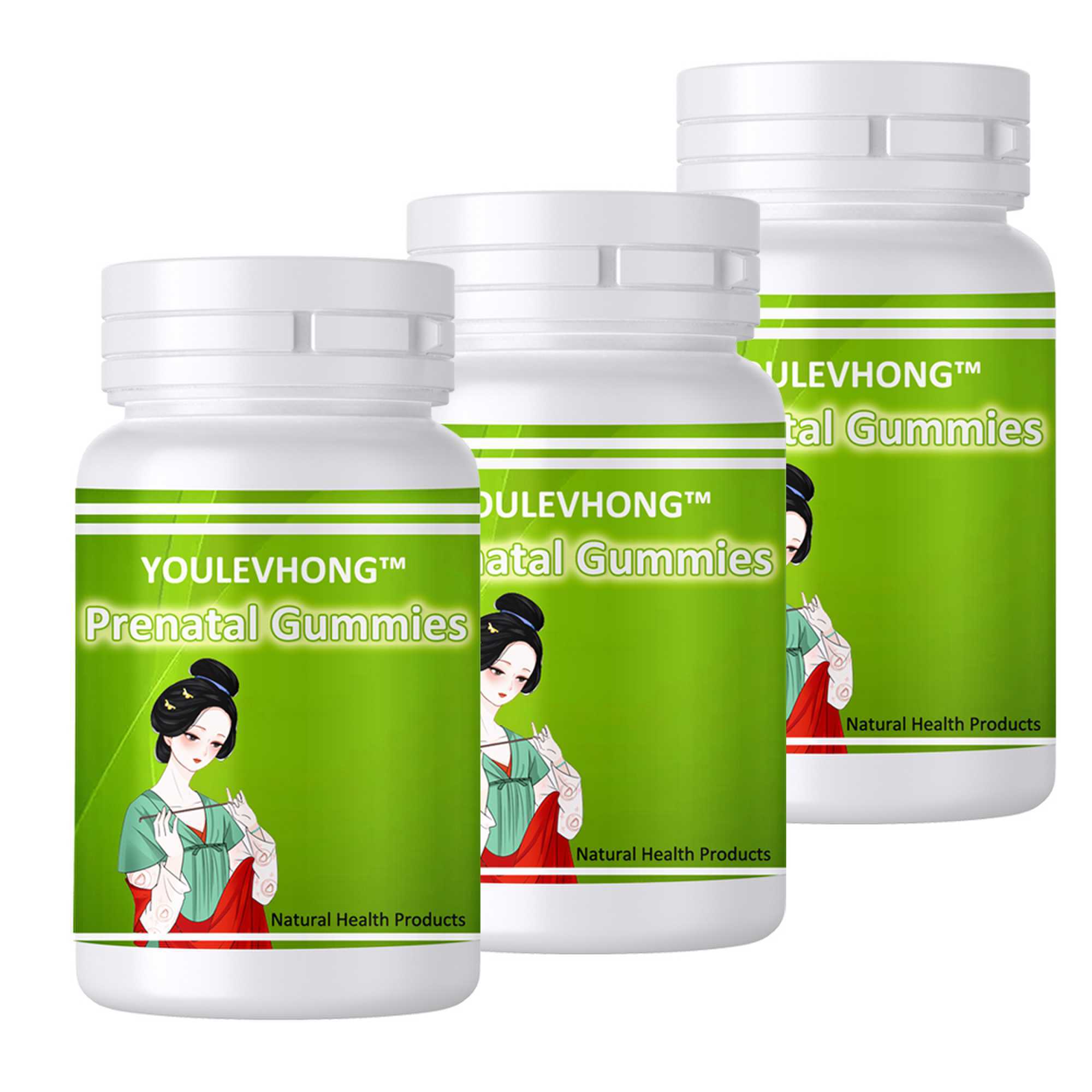 Iron Rich 90 Count Prenatal Gummies With Vitamin A 4000 IU And Folic Acid For Fruit Flavor Helps Baby'S Growth And Development Health