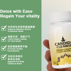 Candida Cleanse (60 Capsules)  Detox Promotes Digestive Health & Regularity Natural Herbal Supplement