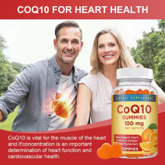 CoQ10 Gummies Natural Supplement Nerve & Heart Functions  Cellular Energy Production Supplement | 60 Servings Magenesium supplement
