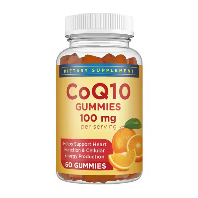 CoQ10 Gummies Natural Supplement Nerve & Heart Functions  Cellular Energy Production Supplement | 60 Servings Magenesium supplement