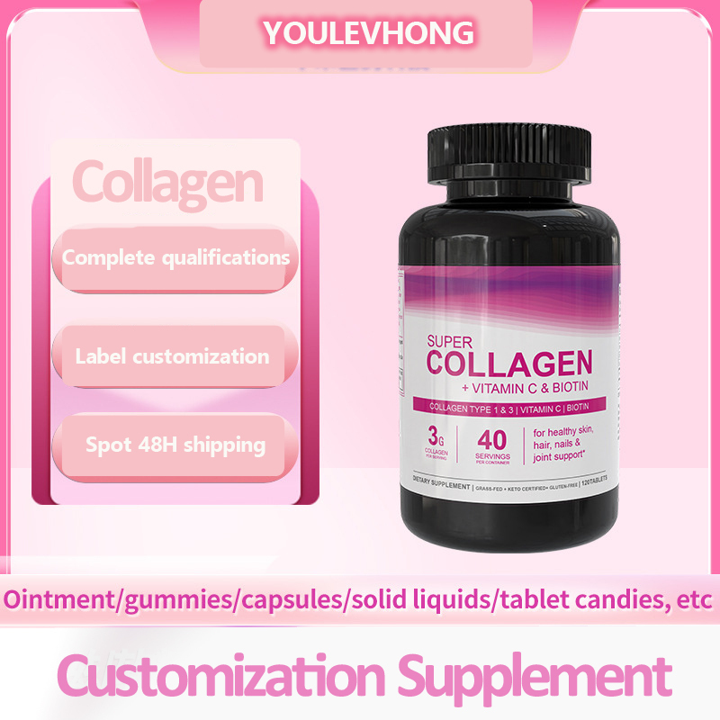 Collagen tablet  Supports Healthy Skin and Nails, Gut Health and Joints, 90 / 120 tablet