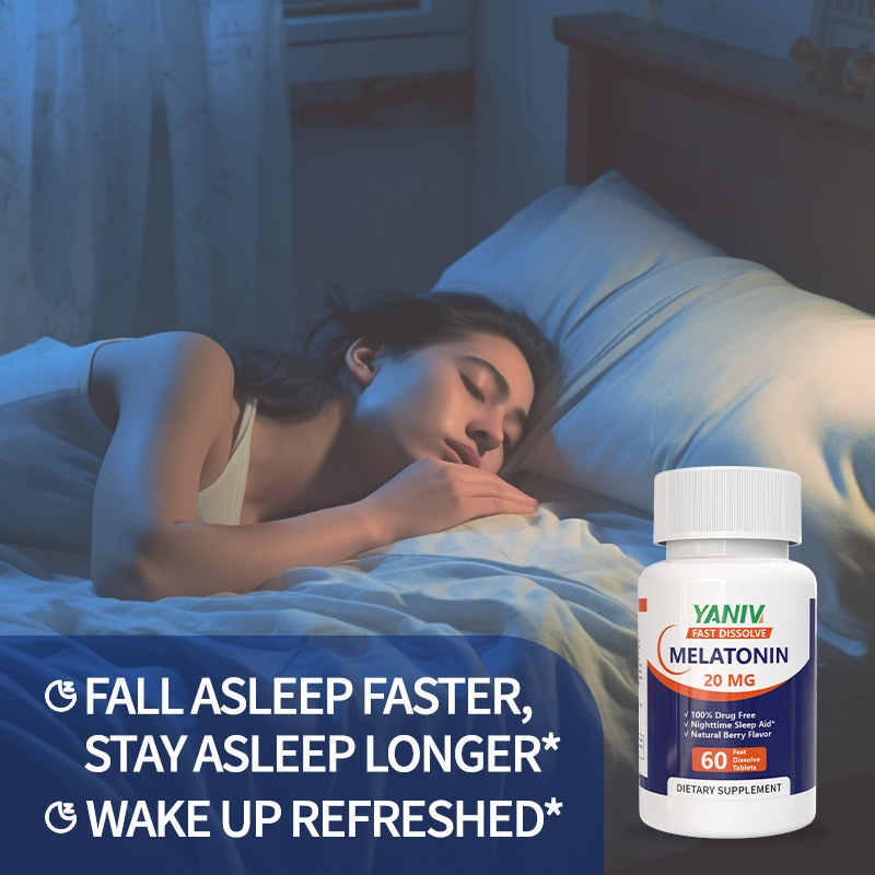 Melatonin Natural Sleep Gummies Supplements With Melatonin , 60 Vegan Natural Berry Flavor Best Sleeping Gummies For Adults Sleep Well