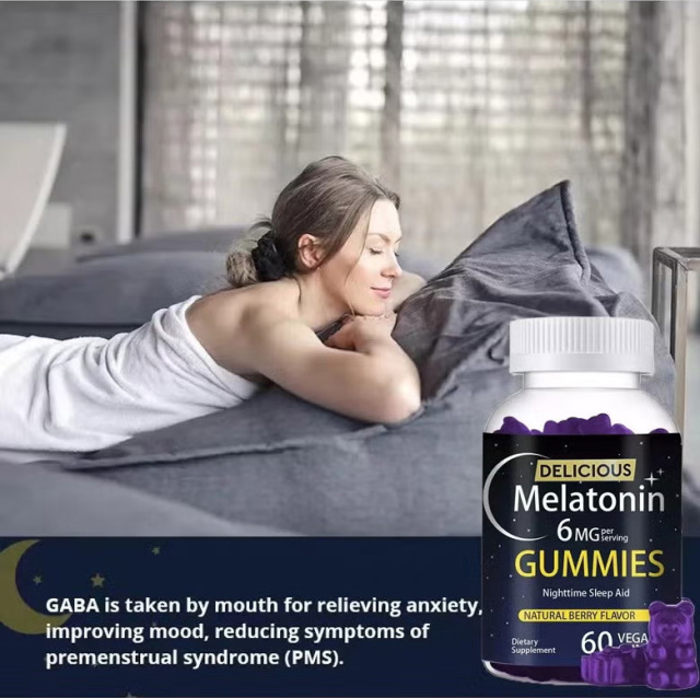Melatonin Gummie Sleep Vitamin  All Asleep Faster Sleep 60 Gummies Natural health Deep Sleep Well