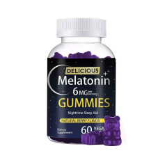 Melatonin Gummie Sleep Vitamin  All Asleep Faster Sleep 60 Gummies Natural health Deep Sleep Well