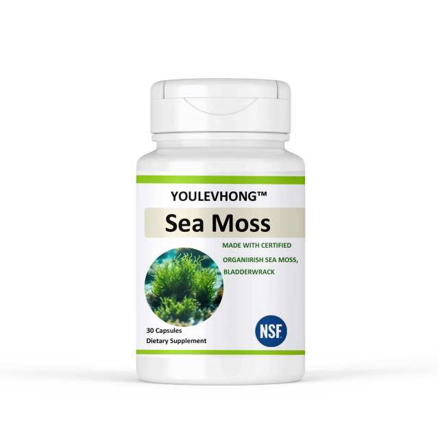 Sea Moss Supplement  Moss Advanced with Burdock Root, Bladderwrack & Muira Puama for Immunity, Gut, & Energy - Superfood Sea Moss Supplements w/Raw Sea Moss Powder  60 Vegan