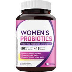 Women's Probiotic Gummie Health Your Vaginal And Digestive Health  Probiotic Natural Premium Strains for PH Balance, Digestive Health, Vaginal & Immune Support,  Women's Probiotic Gummy for Feminine Health - 60 Gummies