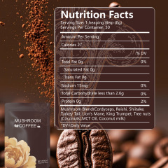 Mushroom Coffee organic MUSHROOM BLEND 2000MG SUPPORTS HEALTHY BRAIN FUNCTION