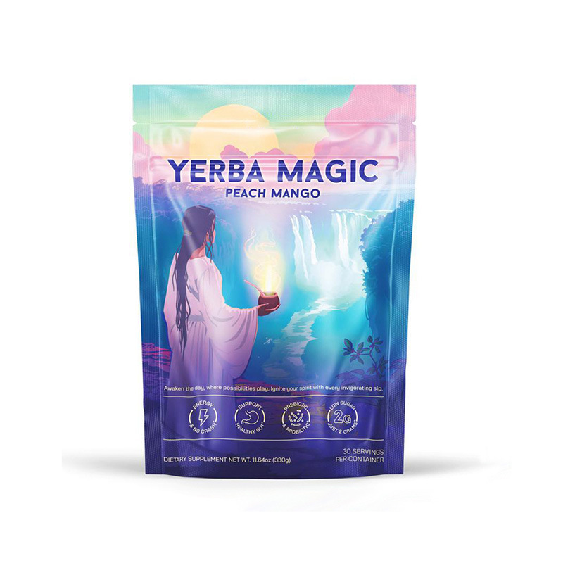 Yerba Magic Supplement  Instant Powder Super Drink with Nootropics, Prebiotics & Probiotics – Clean Energy, Mental Clarity & Gut Wellness | Low Sugar, Natural Caffeine – 30 Servings