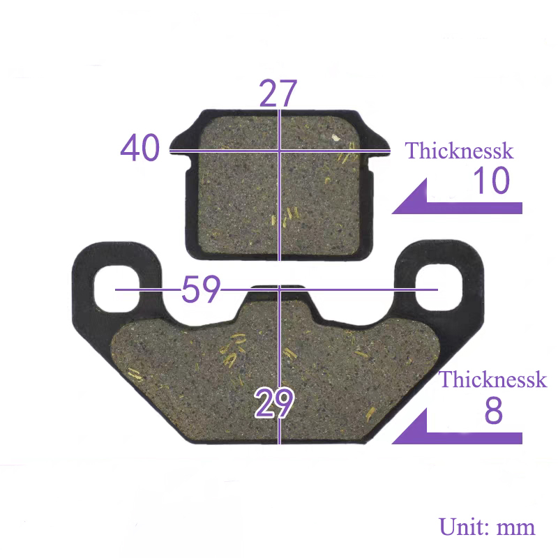 Electric Scooter Disc Brake Pads Electric Motorcycle Pedals Front And Rear Brake Pads Electric Vehicle  Brake Blocks