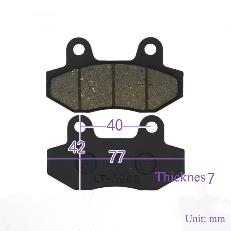 Electric Scooter Disc Brake Pads Electric Motorcycle Pedals Front And Rear Brake Pads Electric Vehicle  Brake Blocks