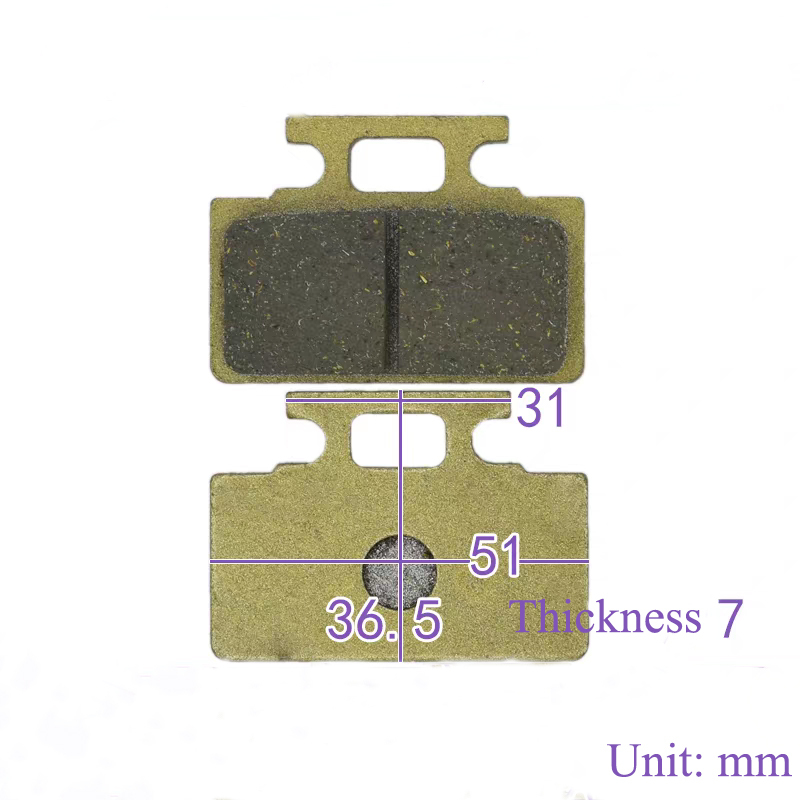 Electric Scooter Disc Brake Pads Electric Motorcycle Pedals Front And Rear Brake Pads Electric Vehicle  Brake Blocks