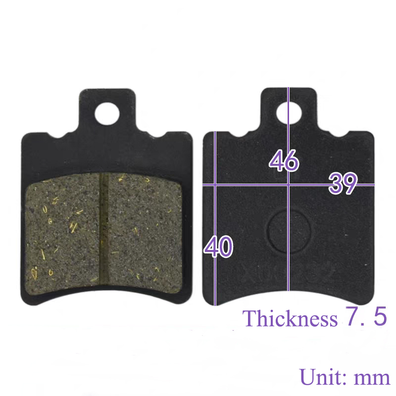Electric Scooter Disc Brake Pads Electric Motorcycle Pedals Front And Rear Brake Pads Electric Vehicle  Brake Blocks