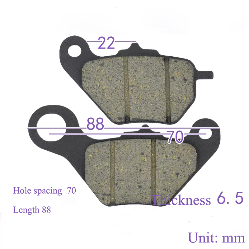 Electric Scooter Disc Brake Pads Electric Motorcycle Pedals Front And Rear Brake Pads Electric Vehicle  Brake Blocks