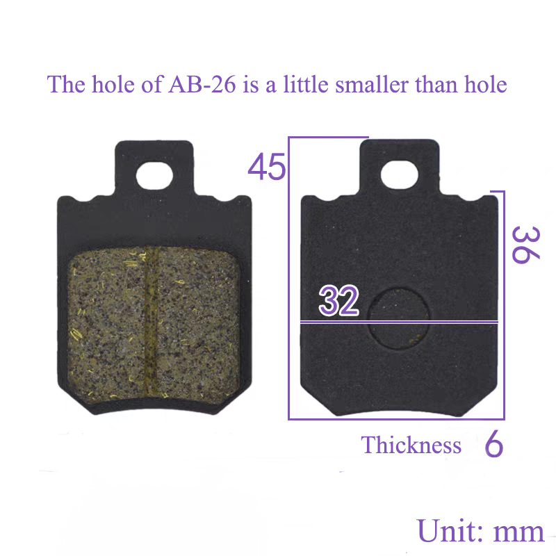 Electric Scooter Disc Brake Pads Electric Motorcycle Pedals Front And Rear Brake Pads Electric Vehicle  Brake Blocks