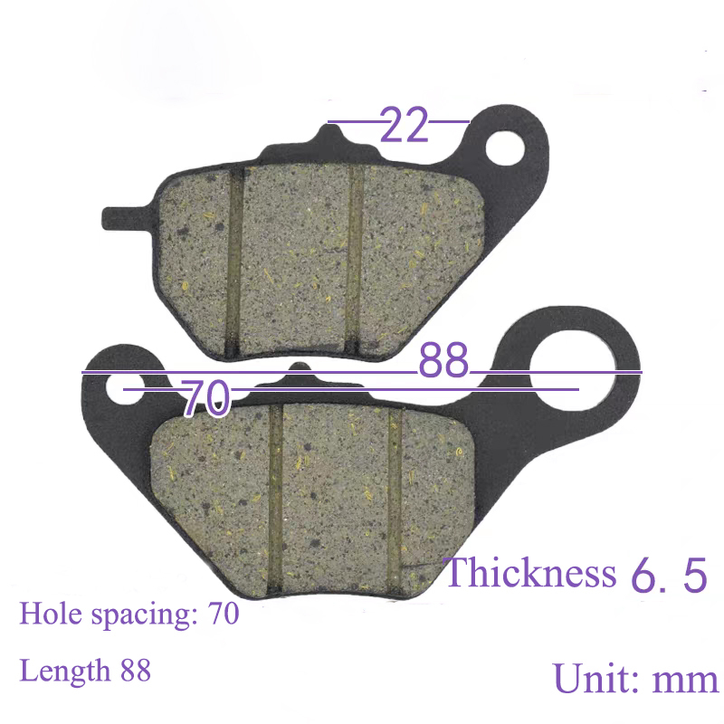 Electric Scooter Disc Brake Pads Electric Motorcycle Pedals Front And Rear Brake Pads Electric Vehicle  Brake Blocks