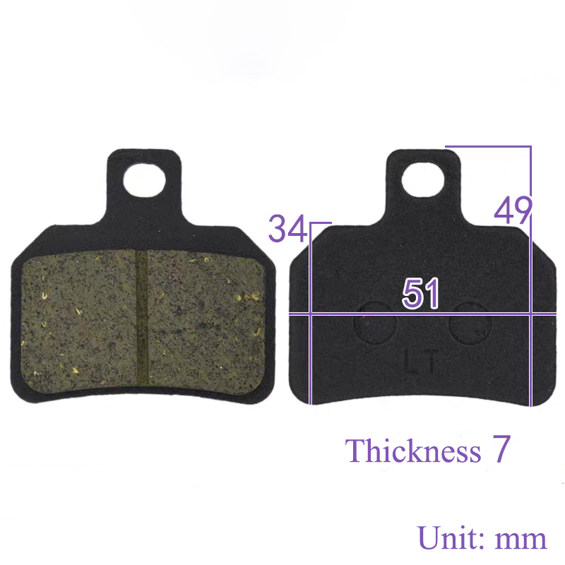 Electric Scooter Disc Brake Pads Electric Motorcycle Pedals Front And Rear Brake Pads Electric Vehicle  Brake Blocks