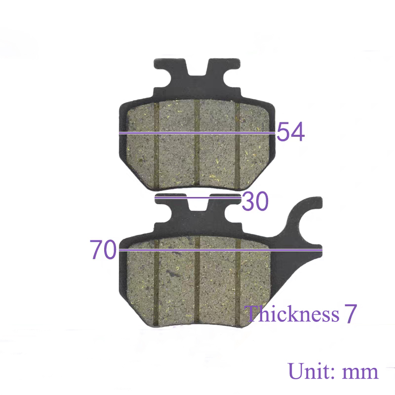 Electric Scooter Disc Brake Pads Electric Motorcycle Pedals Front And Rear Brake Pads Electric Vehicle  Brake Blocks