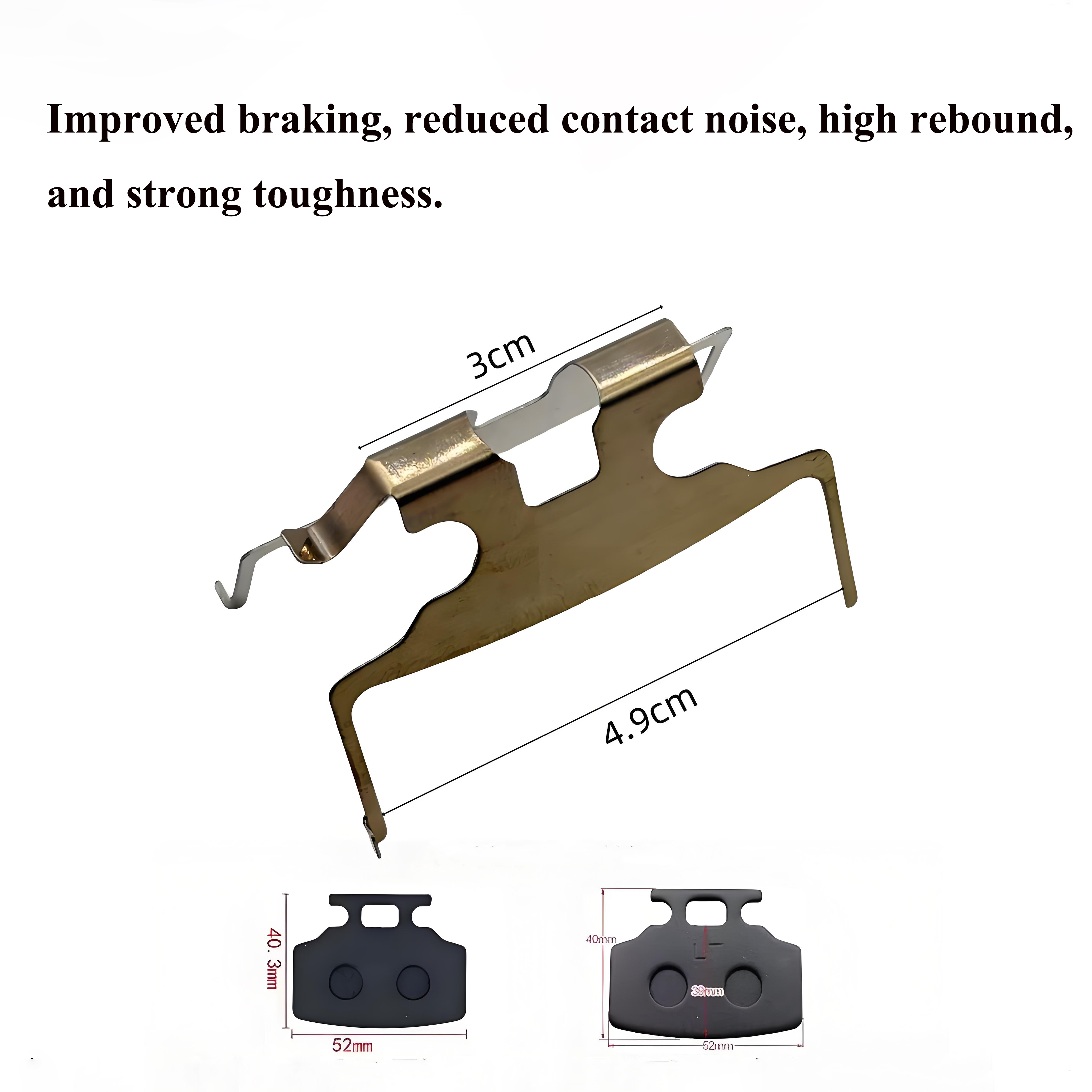 Disc Brake Pad Shrapnel CBX Shrapnel Universal Disc Brake Pad Separator Card Spring Circlip