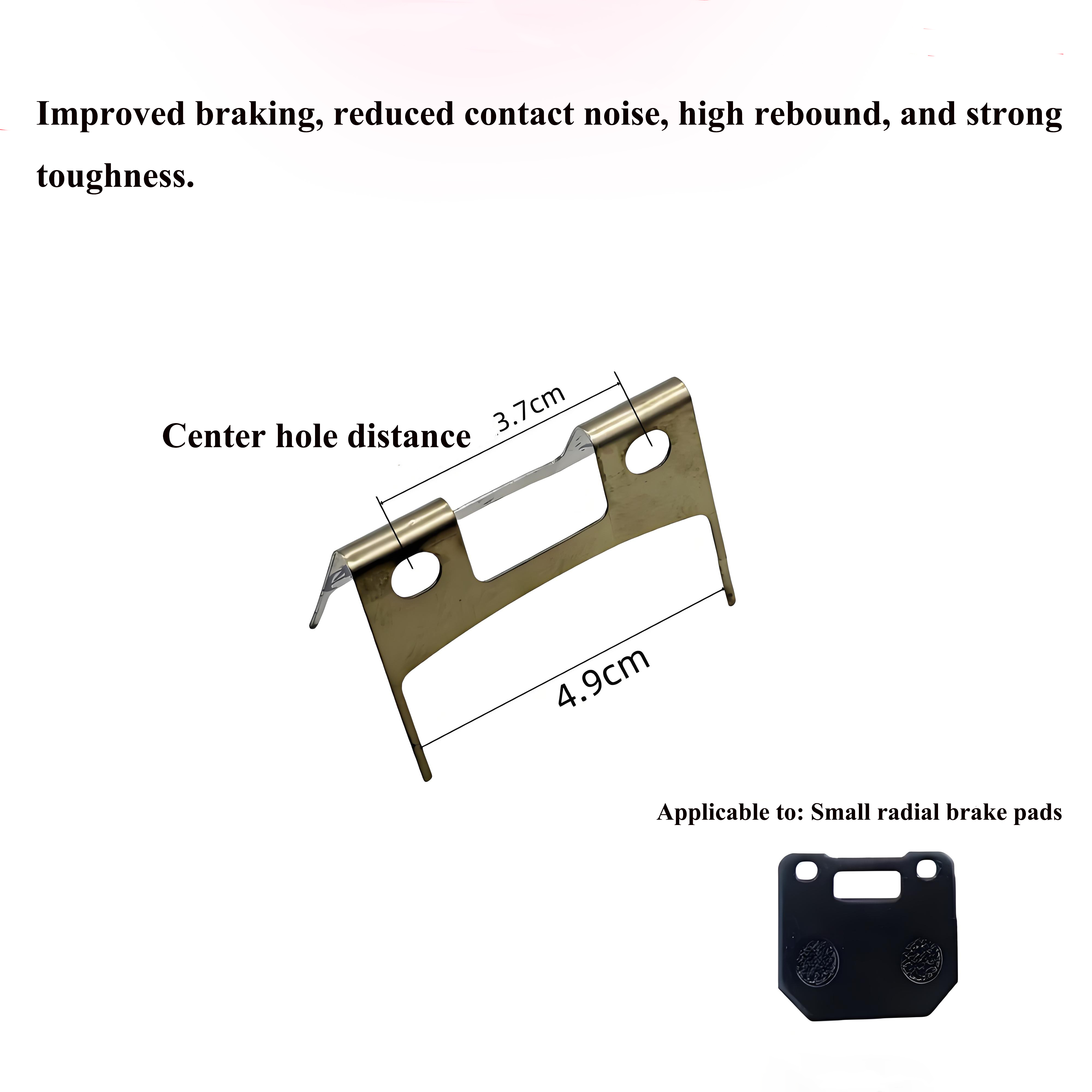Disc Brake Pad Shrapnel CBX Shrapnel Universal Disc Brake Pad Separator Card Spring Circlip