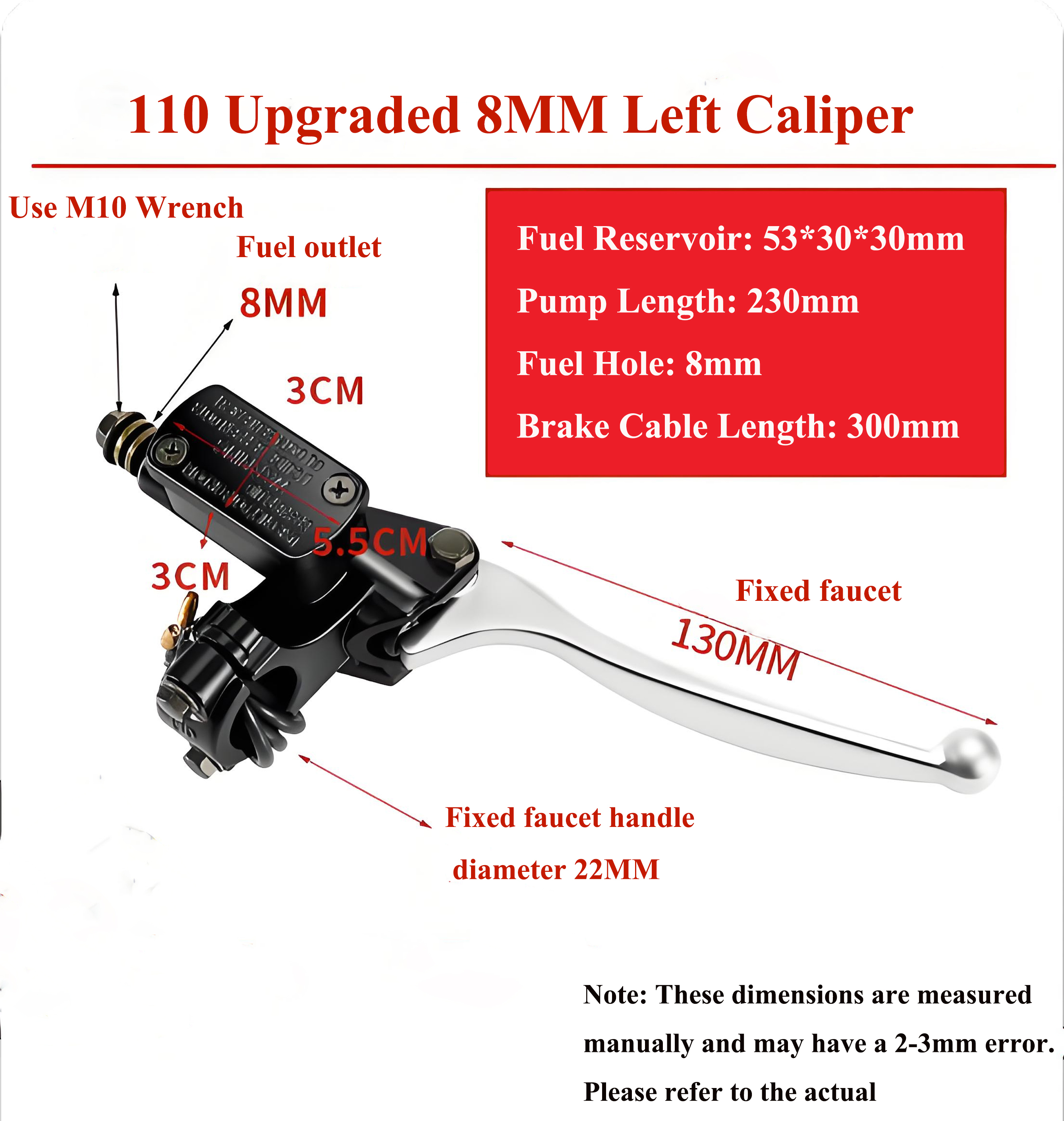 Electric Scooter  Brake Lever Front And Rear Brake Assembly