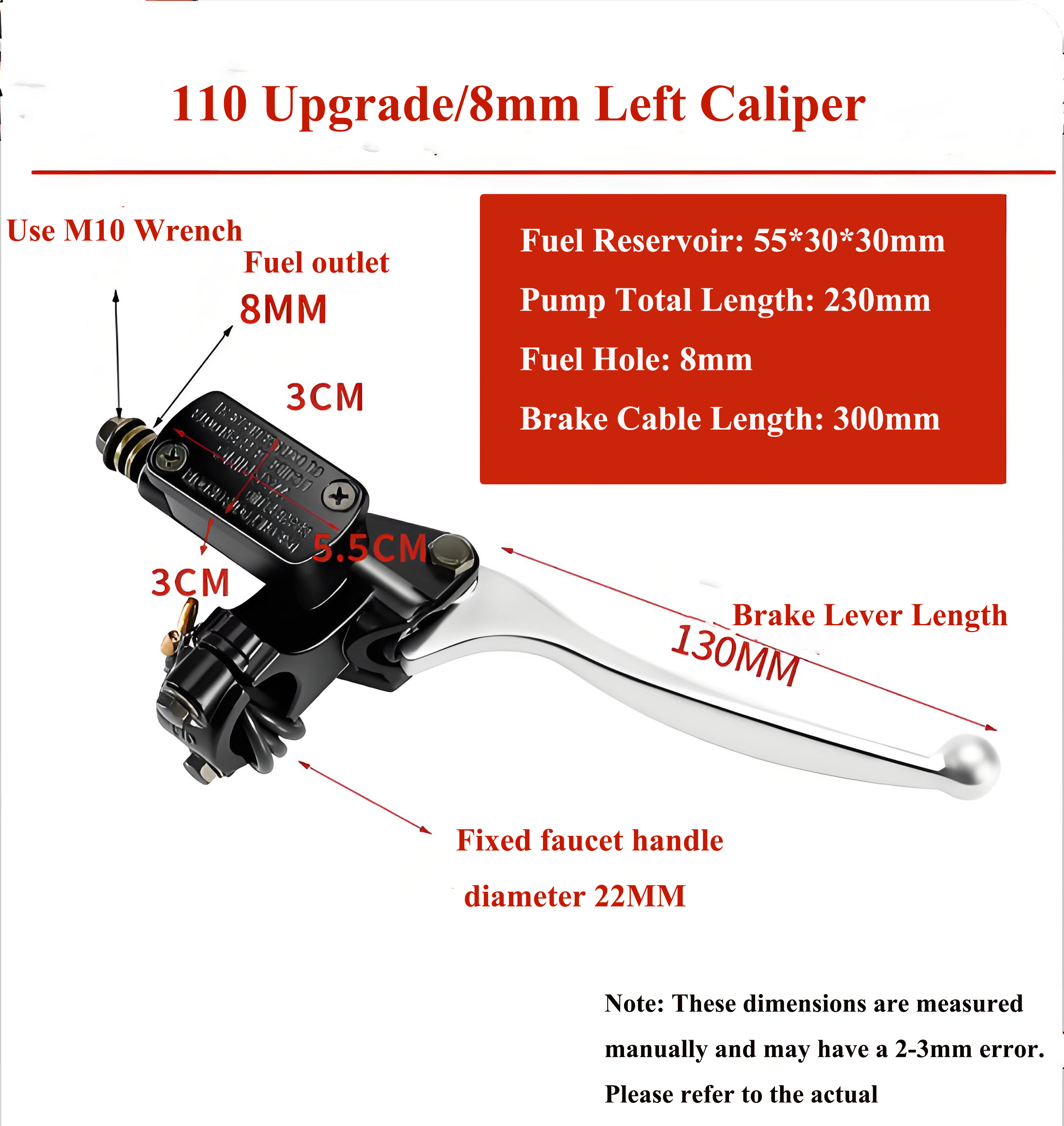 Electric Scooter  Brake Lever Front And Rear Brake Assembly