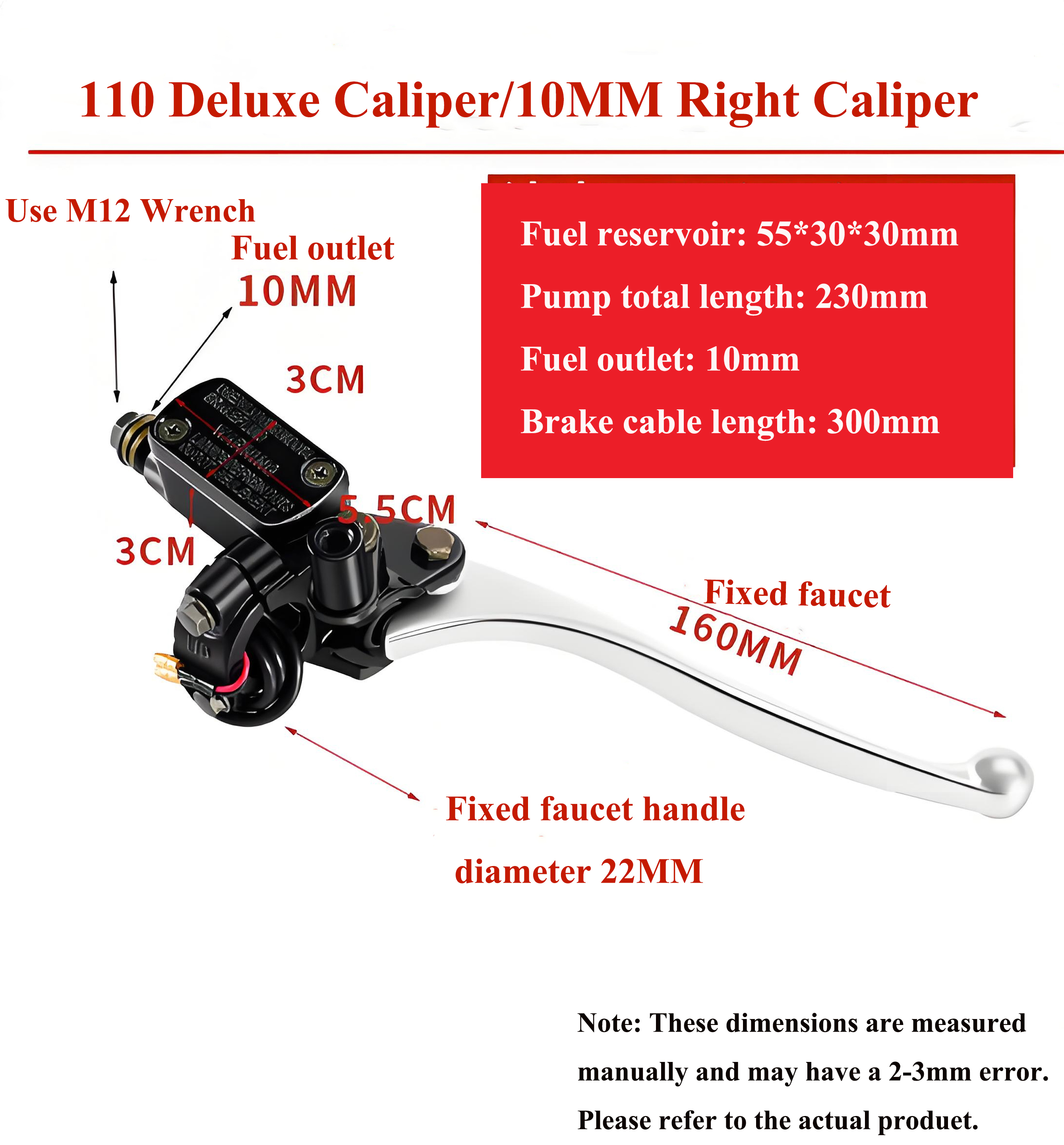 Electric Scooter  Brake Lever Front And Rear Brake Assembly