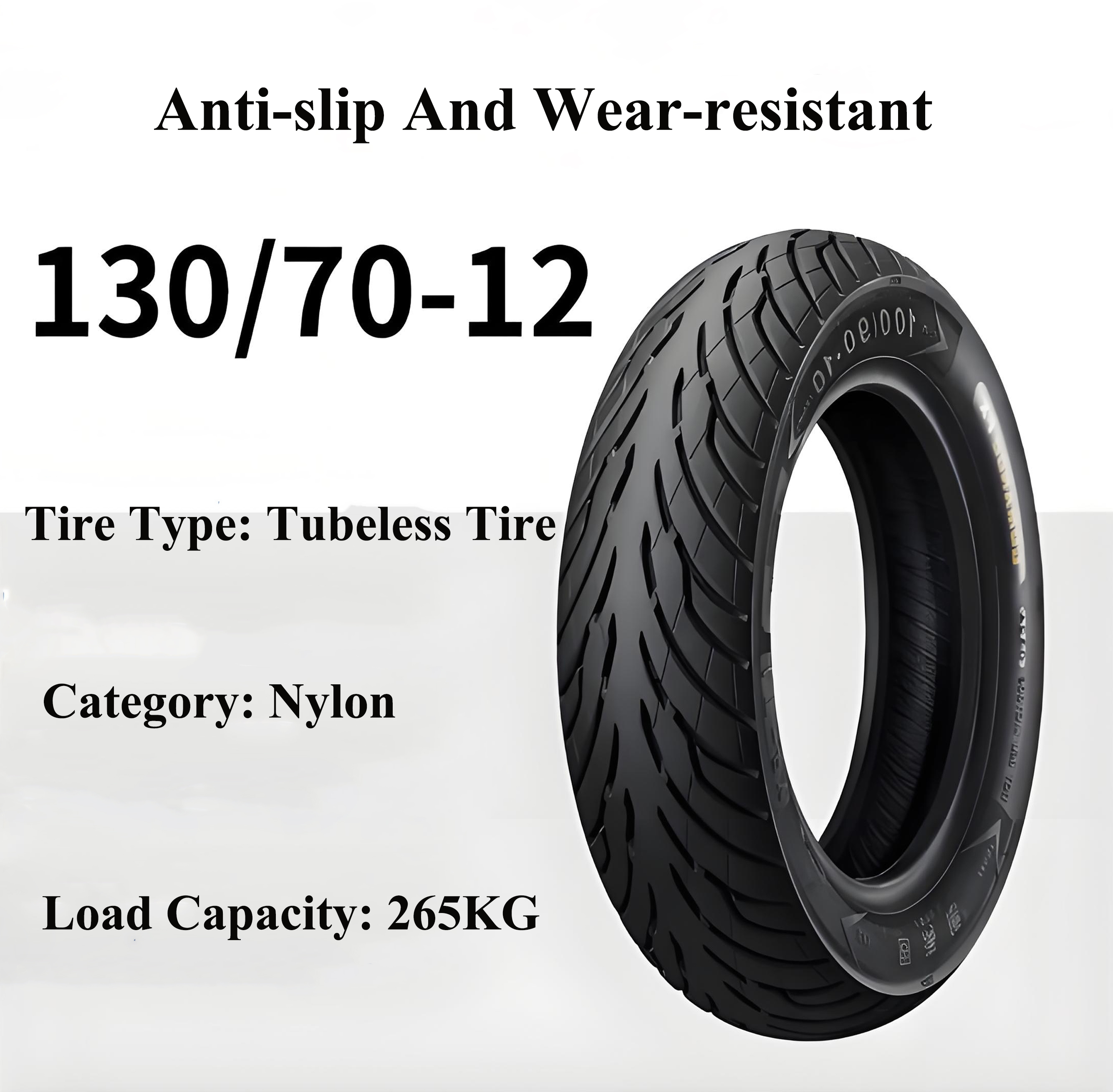 Electric scooter and electric motorcycle tires