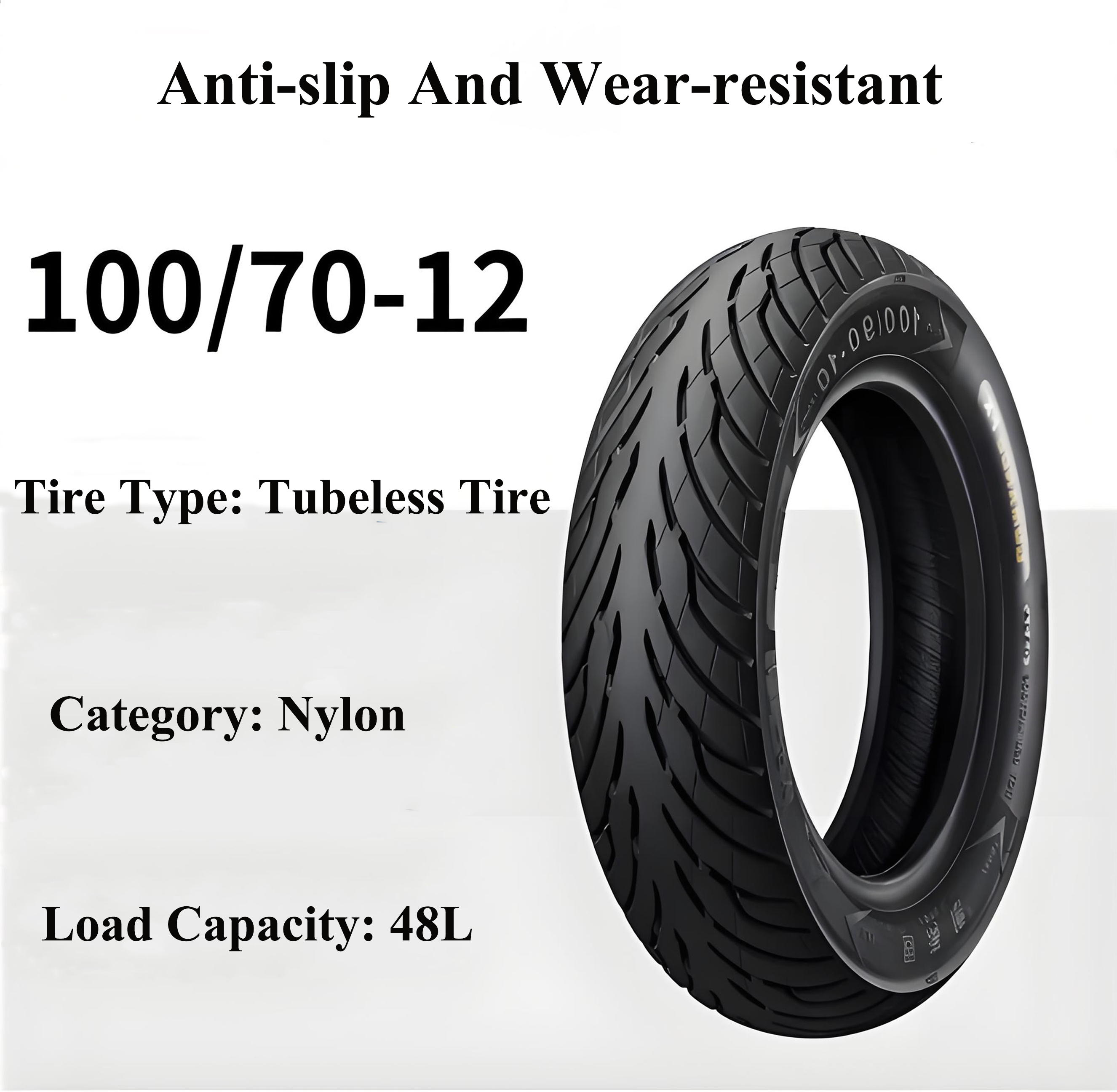 Electric scooter and electric motorcycle tires
