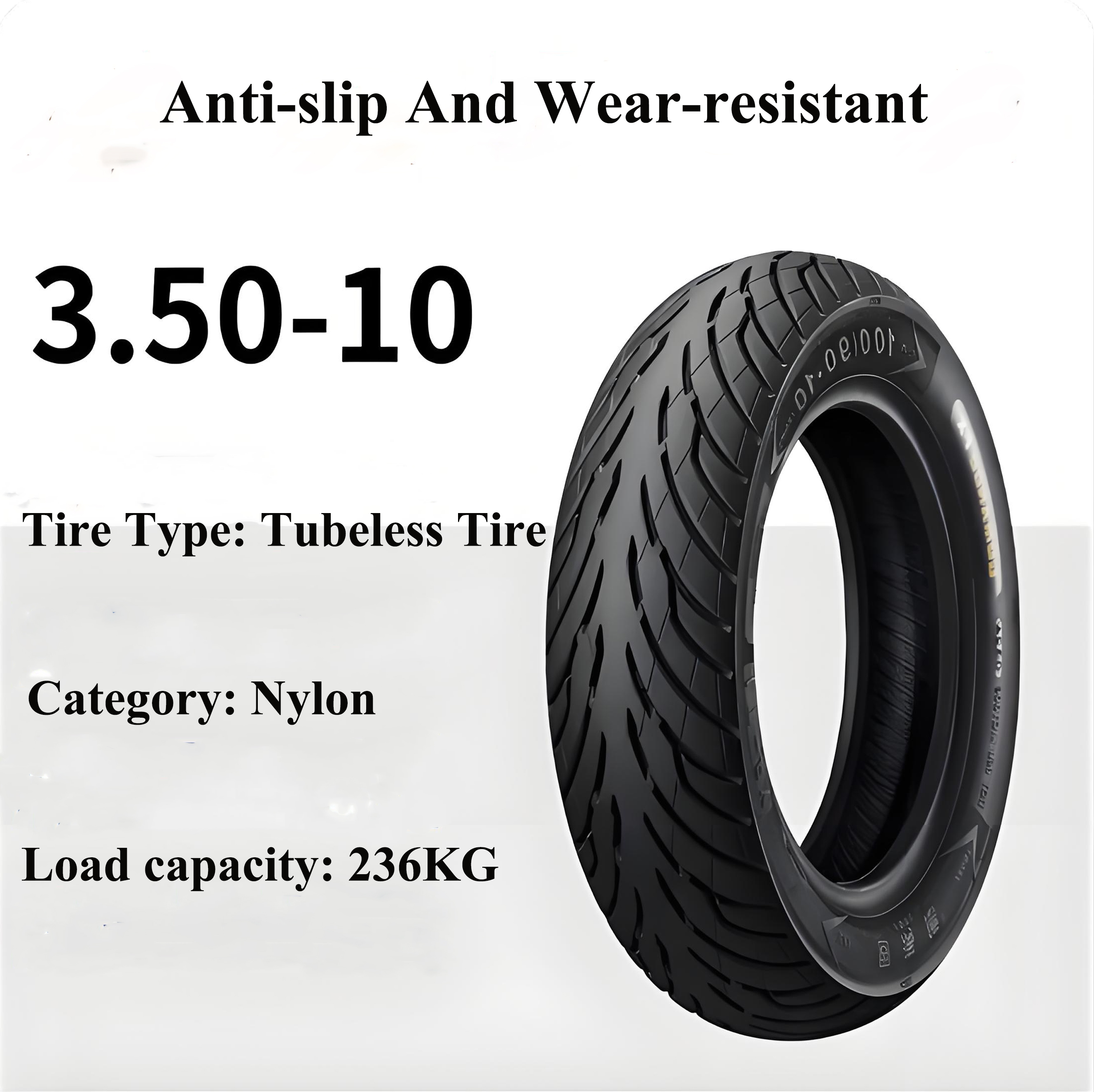 Electric scooter and electric motorcycle tires