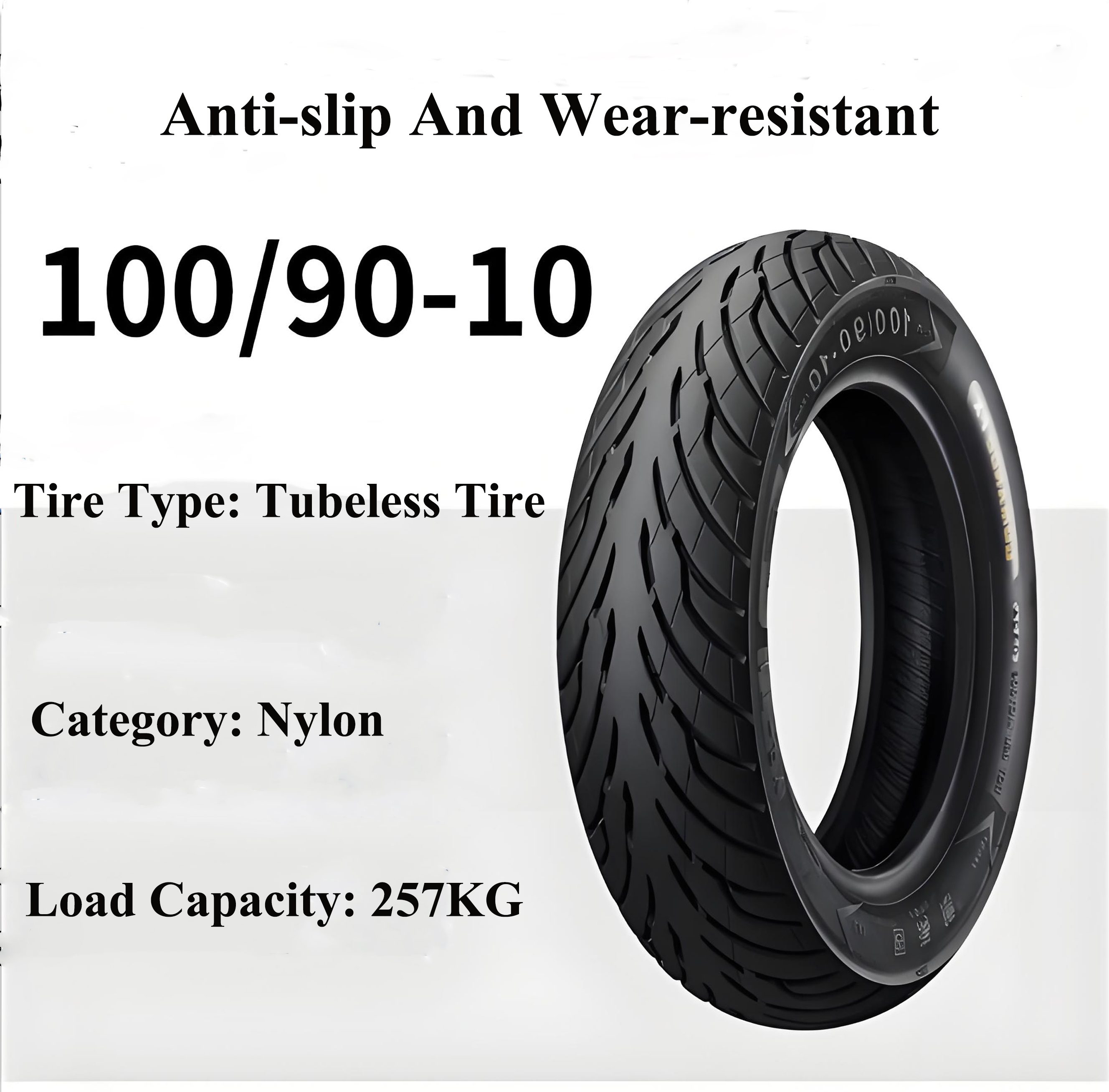 Electric scooter and electric motorcycle tires