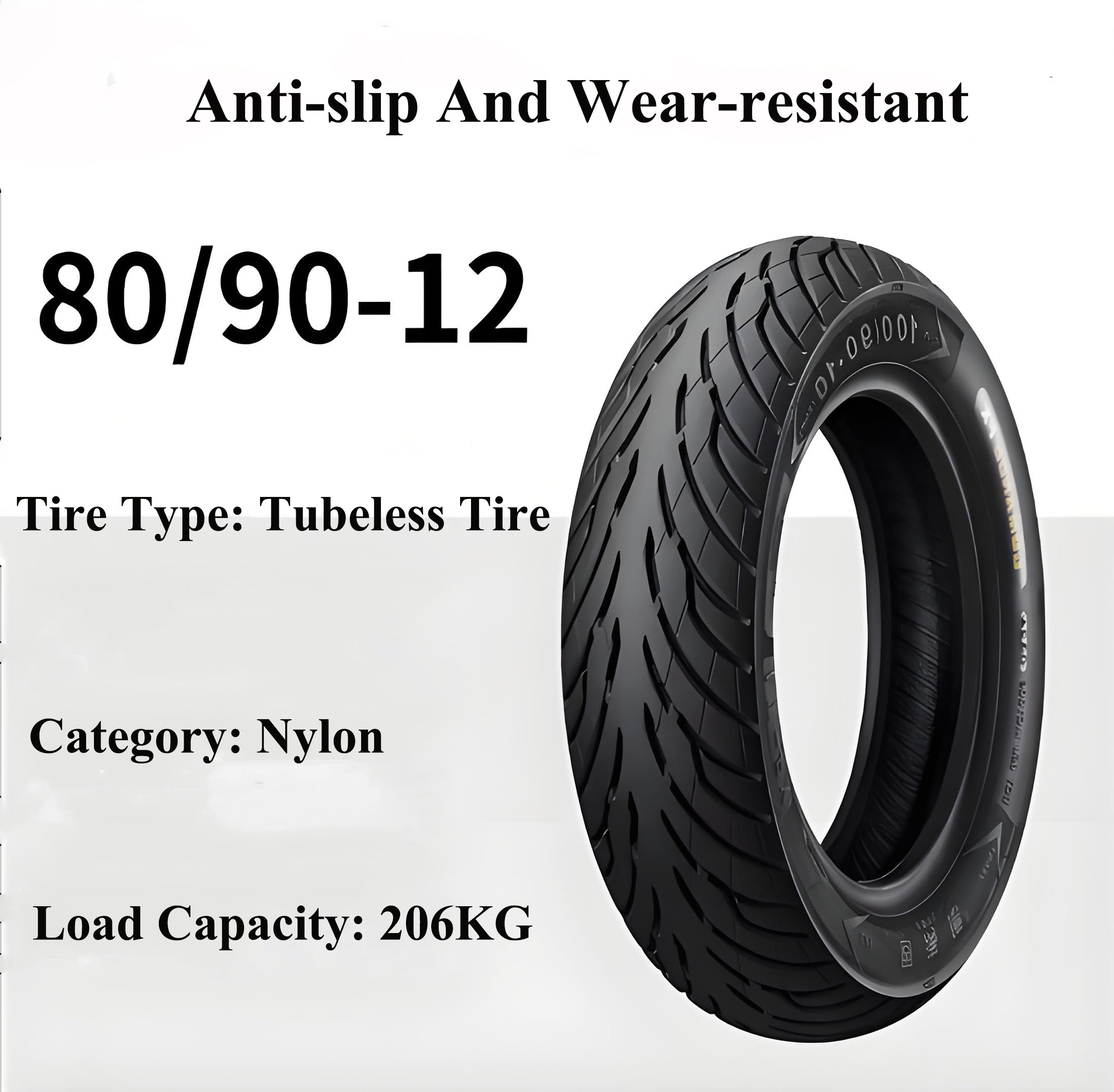 Electric scooter and electric motorcycle tires
