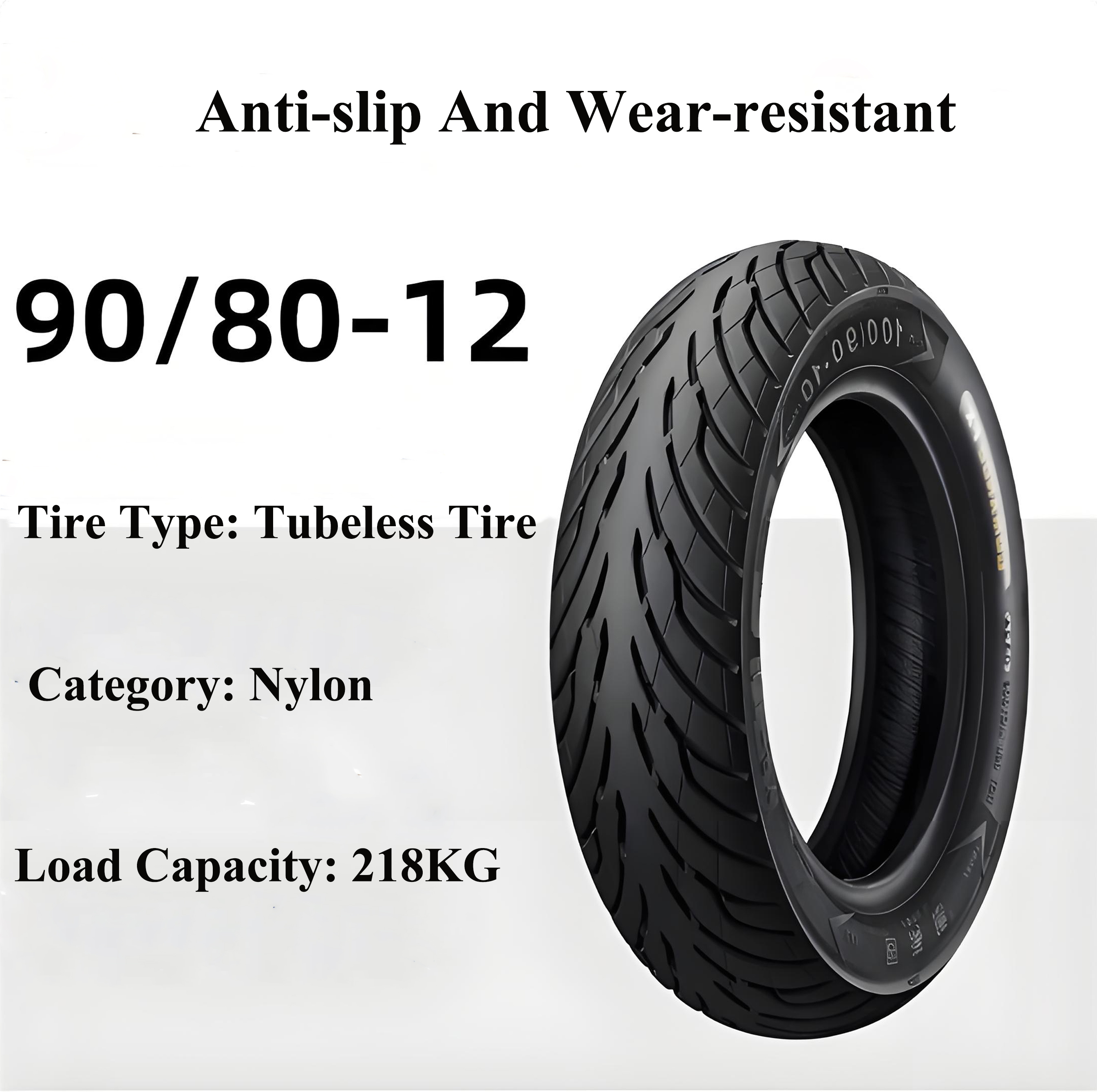Electric scooter and electric motorcycle tires